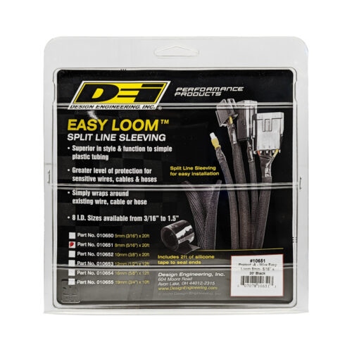 DEI Split Wire Sleeve Easy Loom 8mm-5/16in x 20 Black - Image 7