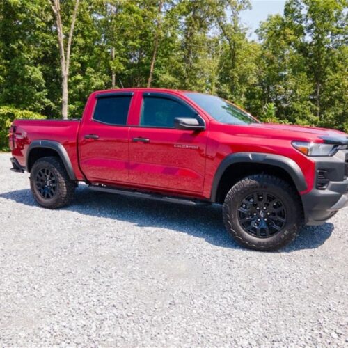 AVS 2023 Chevrolet Colorado / GMC Canyon Ventvisor Outside Mount Window Deflectors 4pc - Smoke - Image 8