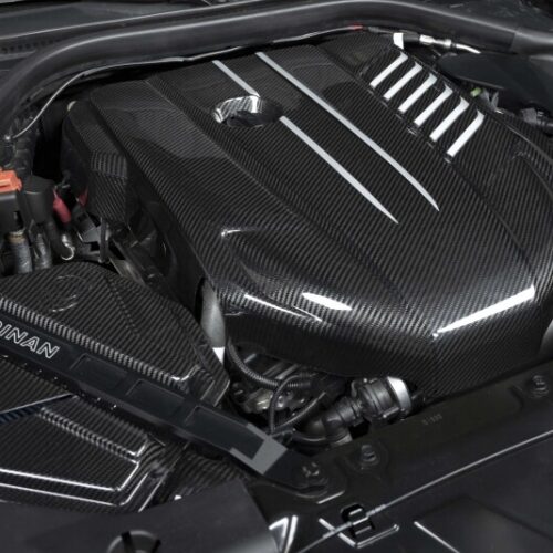Dinan for 20-26 Toyota GR Supra (A90/A91) 3.0T Carbon Fiber Engine Cover - Image 6