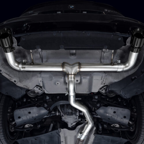 AWE Tuning Track Edition Axle-Back Exhaust - Diamond Black for 19-23 BMW 330i / 21-23 BMW 430i Base G2X - Image 9