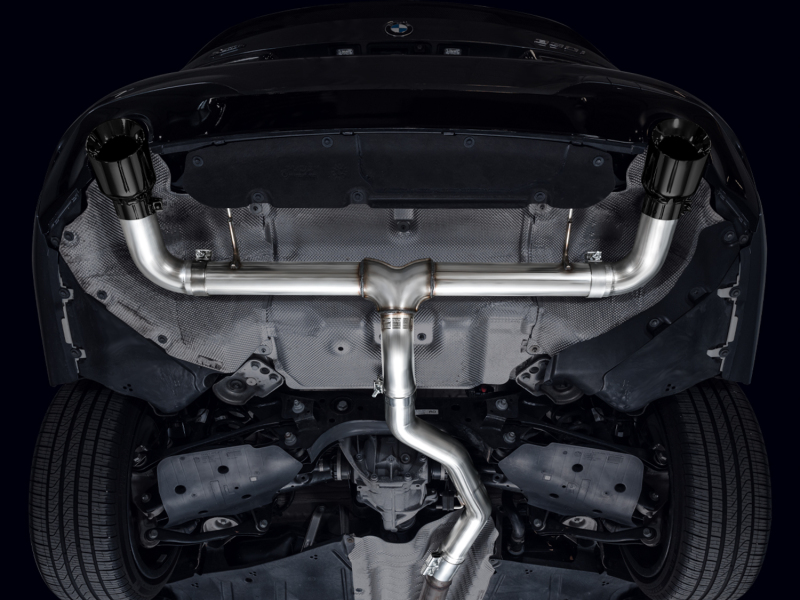 AWE Tuning Track Edition Axle-Back Exhaust - Diamond Black for 19-23 BMW 330i / 21-23 BMW 430i Base G2X - Image 9