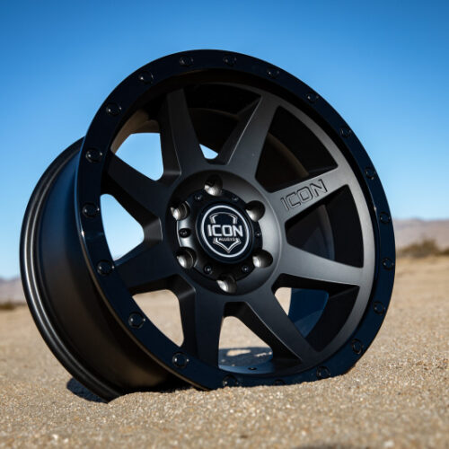 ICON Rebound 18x9 6x135 6mm Offset 5.25in BS 87.1mm Bore Double Black Wheel - Image 4