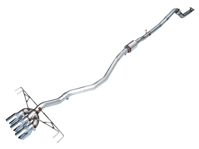 AWE Tuning Track Edition Exhaust w/ Triple Chrome Silver Tips for 2023 Honda Civic Type R FL5