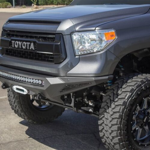 Addictive Desert Designs for 2014+ Toyota Tundra Stealth Fighter Front Bumper w/Winch Mount & Sensors - Image 5