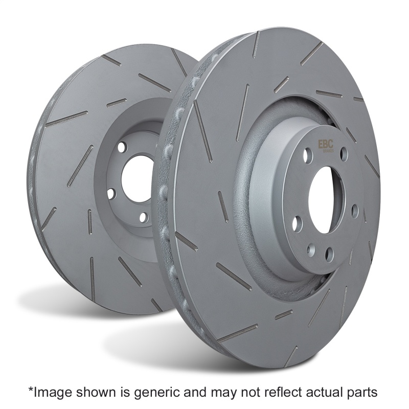 EBC 2021+ Hyundai Elantra N 2.0T Front USR Slotted Rotors - Image 2