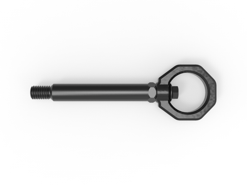 aFe Power 23-25 BMW M2 (G87) CONTROL Front / Rear Tow Hook - Black - Image 4