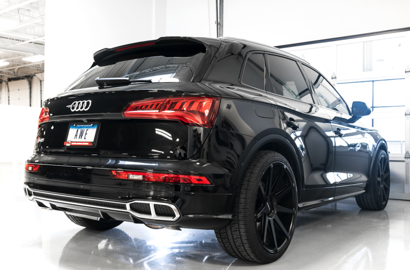 AWE Tuning Touring Edition Cat-Back Exhaust - No Tips (Turn Downs) for Audi B9 SQ5 Non-Resonated - Image 4