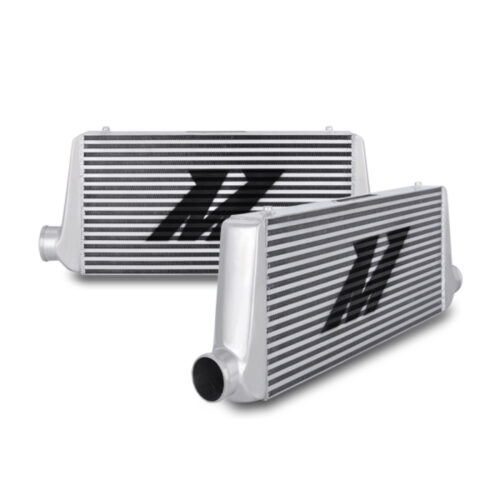 Alternative view of Mishimoto Universal Silver R Line Intercooler Overall Size: 31x12x4 Core Size: 24x12x4 Inlet /Outlet