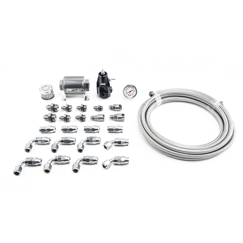 DeatschWerks X2 Series Pump Module -6AN PTFE Plumbing Kit for 2010-2015 Chevy Camaro