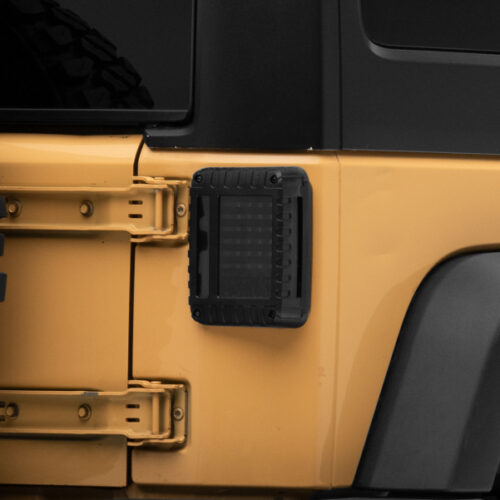Raxiom for 2007-2018 Jeep Wrangler JK LED Tail Lights- Black Housing (Smoked Lens) - Image 8