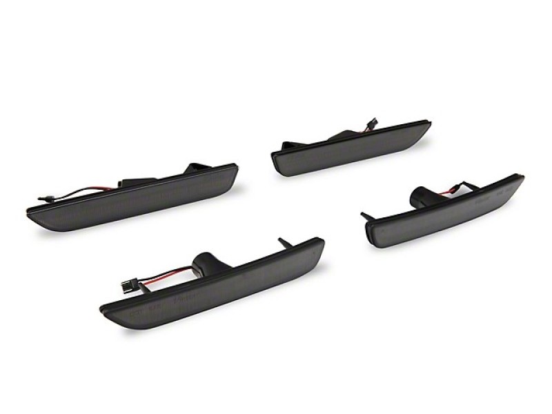 Raxiom for 2010-2014 Ford Mustang Axial Series LED Side Marker Lights (Smoked) - Image 2