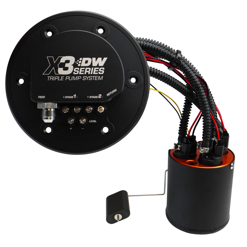 DeatschWerks X3 Module with DW430C Pumps and Install Kit for 1998-2004 Ford Mustang