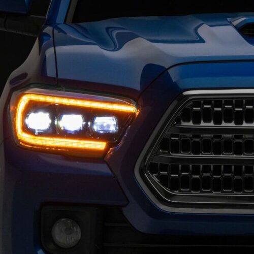 Raxiom for 2016-2023 Toyota Tacoma CXR Series V2 LED Projector Headlights- Black Housing- Clear Lens - Image 9