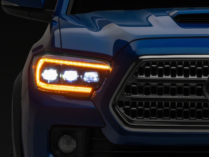 Raxiom for 2016-2023 Toyota Tacoma CXR Series V2 LED Projector Headlights- Black Housing- Clear Lens - Image 9