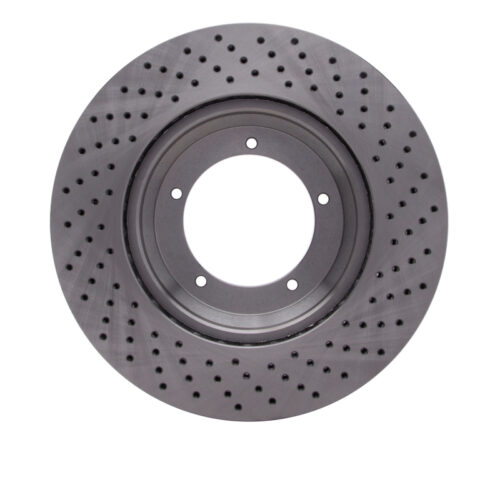 DFC 82-89 Porsche 911 Left Front Drilled Brake Rotor - Image 4