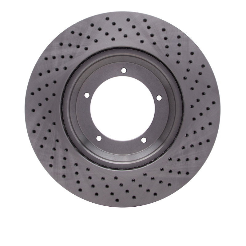 DFC 82-89 Porsche 911 Left Front Drilled Brake Rotor - Image 4