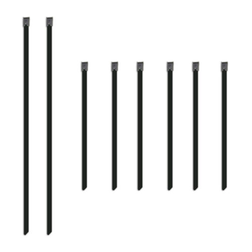 Mishimoto Set of Six 6in & Two 14in Stainless Steel Locking Ties - Image 2