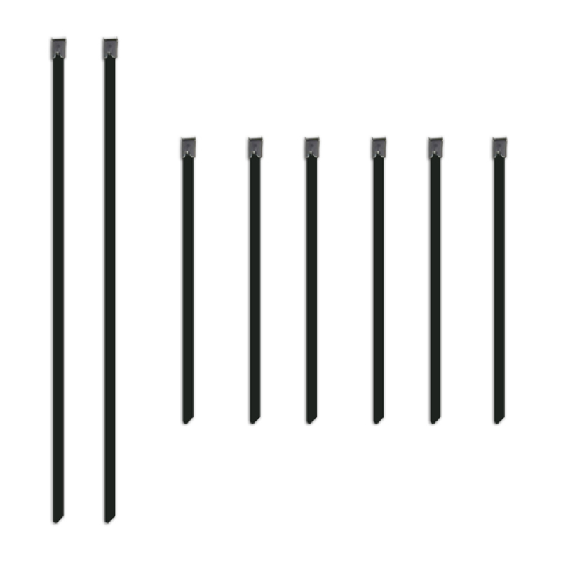 Mishimoto Set of Six 6in & Two 14in Stainless Steel Locking Ties - Image 2