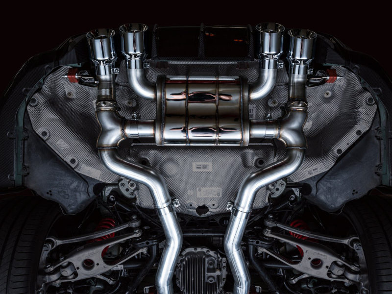 AWE Tuning SwitchPath Cat-Back Exhaust for BMW G8X M3/M4 - Chrome Silver Tips - Image 2