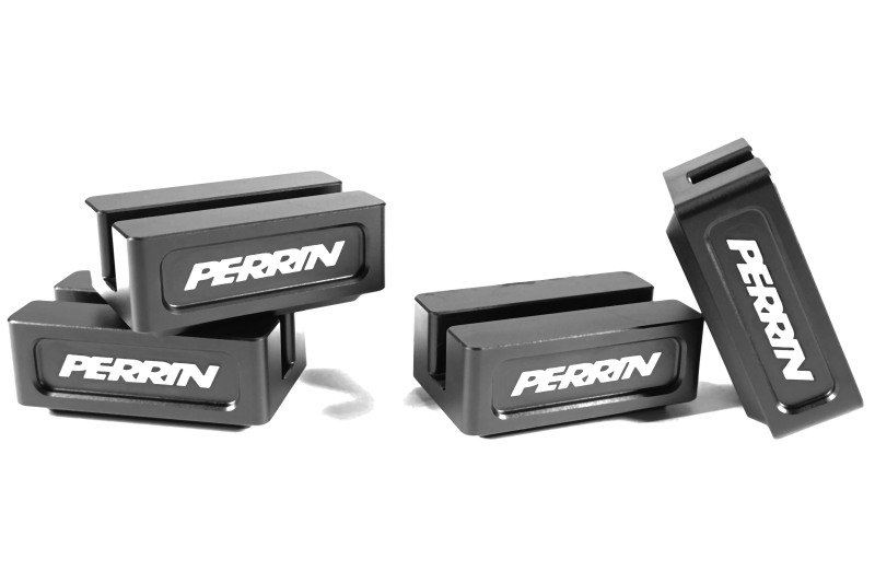 PERRIN 93-26 Subaru WRX/STI/Impreza/OBXT/LGT & 13-26 BRZ/GR86/Crosstrek Jack Pad Set (5pc) - Black - Image 2