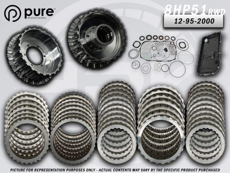 Pure Drivetrain 8HP51 High Performance Transmission Hard Parts Kit - RWD - Stage 2
