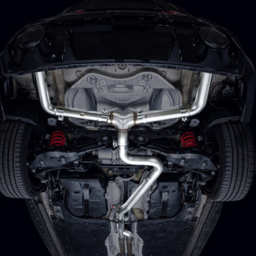 AWE Tuning Cat-Back Track Edition Exhaust System - No Tips for Audi 22-23 8Y RS3 - Image 3