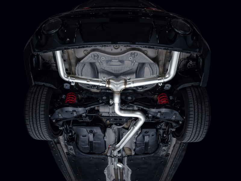AWE Tuning Cat-Back Track Edition Exhaust System - No Tips for Audi 22-23 8Y RS3 - Image 3