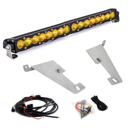 Baja Designs for 2022 Toyota Tundra 20in S8 Behind Bumper Light Mount Kit - Amber