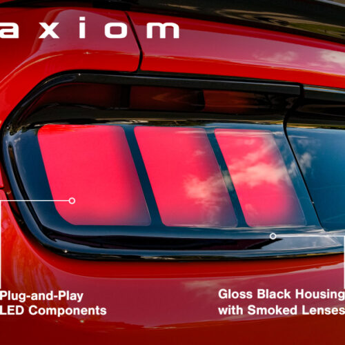 Raxiom for 2015-2022 Ford Mustang Profile LED Tail Lights - Gloss Black Housing (Smoked Lens) - Image 8