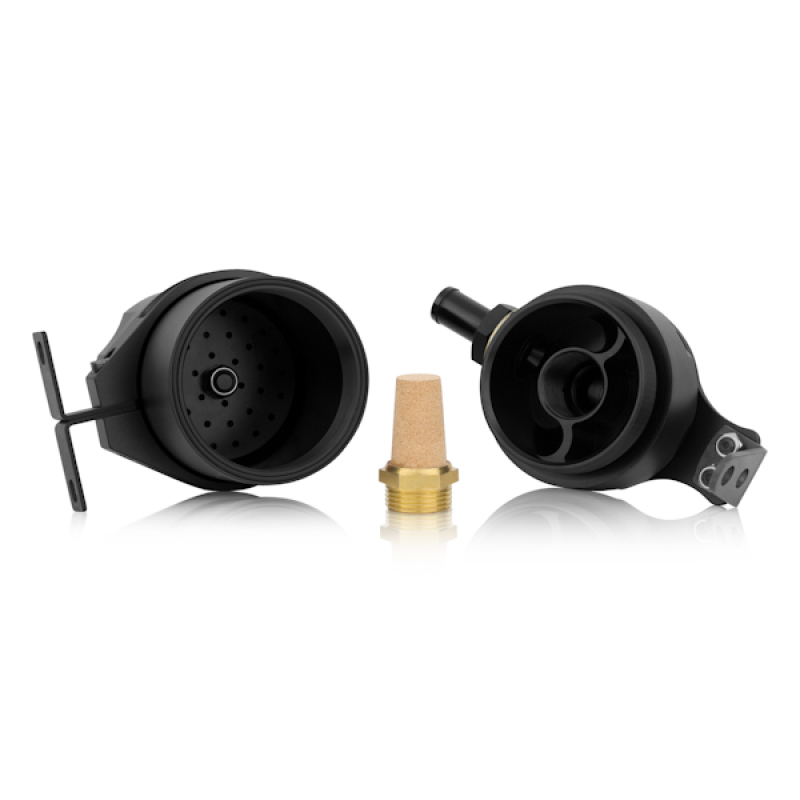 Mishimoto Universal Baffled Oil Catch Can - Black - Image 5
