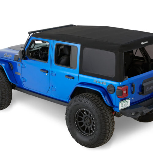 Bestop 18-26 Jeep Wrangler JL 4-Door Supertop (Premium Black Twill) - Image 5