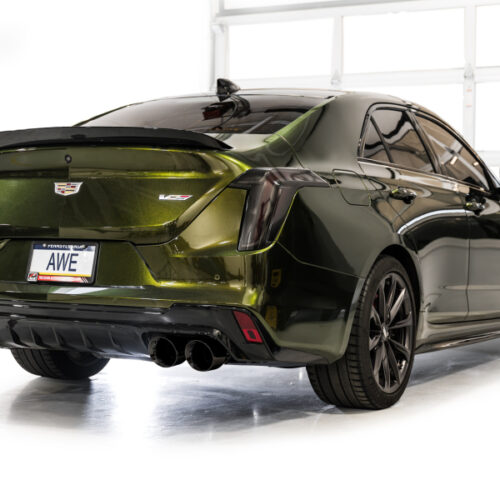 AWE Tuning SwitchPath Exhaust - Diamond Black Tips for 2021+ Cadillac CT4-V Blackwing - Image 5