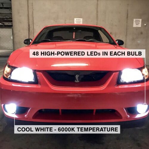 Raxiom for 1994-2004 Ford Mustang Excl 03-04 Cobra Axial Series LED Fog Light Bulbs - Image 5