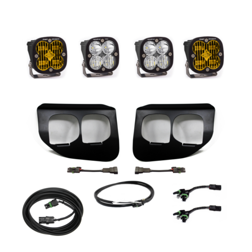 Baja Designs Ford Super Duty (20-On) Fog Lights FPK Amber SAE/Sport DC Baja Designs w/Upfitter - Image 2