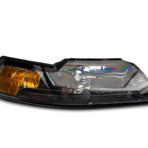 Raxiom for 1999-2004 Mustang Axial Series OEM Style Replacement Headlights- Black Housing (Clear Lens) - Image 4