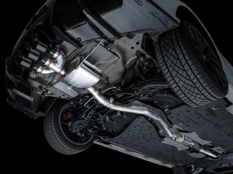 AWE Tuning Touring Edition Exhaust w/ Triple Diamond Black Tips for 2024 Acura Integra Type S DE5 FWD - Image 2