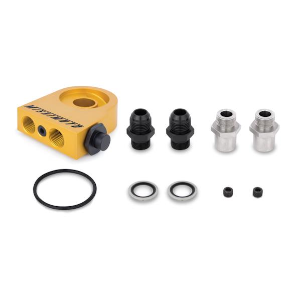 Mishimoto Universal Thermostatic 25 Row Oil Cooler Kit (Black Cooler) - Image 5