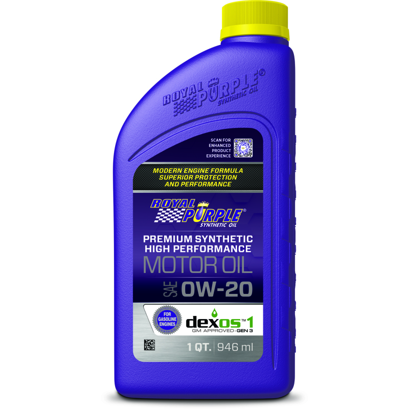 Royal Purple Premium Synthetic High Performance Multi-Grade 0W20 Motor Oil - 1 Quart