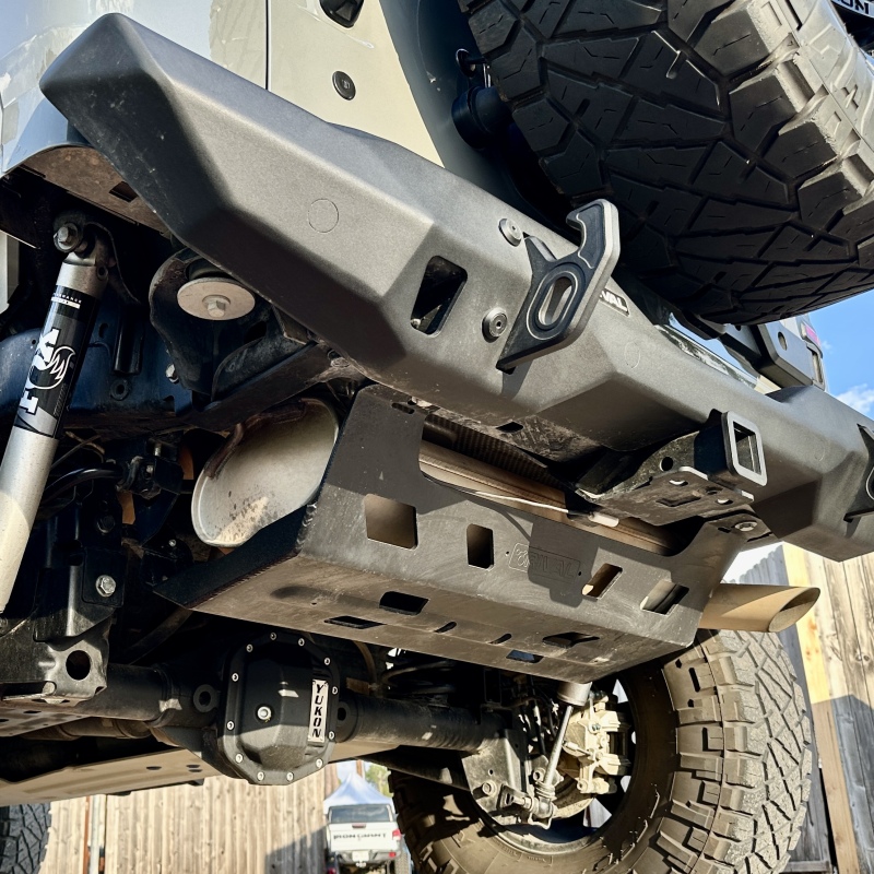 Rival 2018-Present Jeep Wrangler JL Aluminum Muffler Skid Plate - Image 2