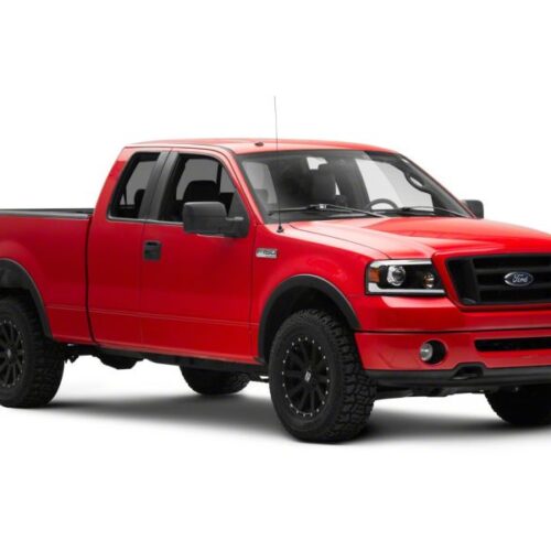 Raxiom for 2004-2008 Ford F-150 Axial Series Projector Headlights w/ SEQL LED Bar- Blk Housing (Clear Lens) - Image 3