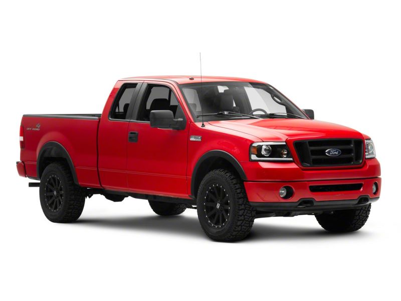 Raxiom for 2004-2008 Ford F-150 Axial Series Projector Headlights w/ SEQL LED Bar- Blk Housing (Clear Lens) - Image 3