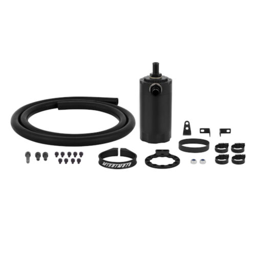Mishimoto Universal Baffled Oil Catch Can - Black - Image 2