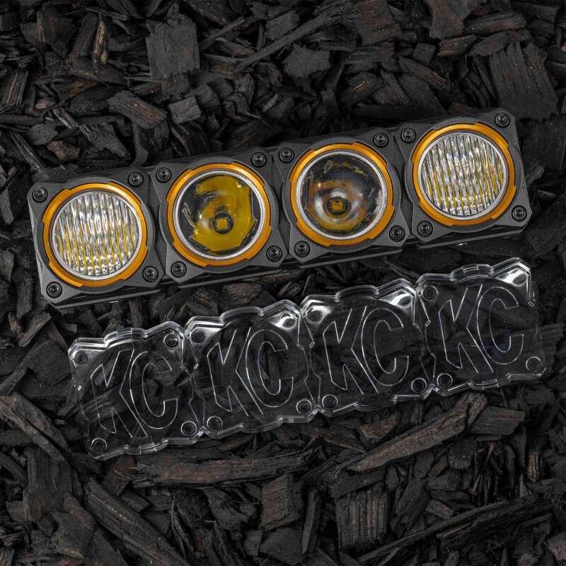 KC HiLiTES FLEX ERA LED Light Bar 10in. Light Shield - Clear (SHIELD ONLY) - Image 5