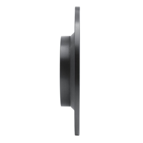 R1 Concepts for 98-15 Ford Fusion Rear Left Drilled & Slotted Black Brake Rotor - Image 3