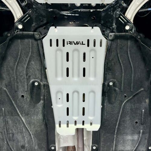 Rival 2022-2026 Ford Maverick EcoBoost Aluminum Catalytic Converter Skid Plate - Image 9