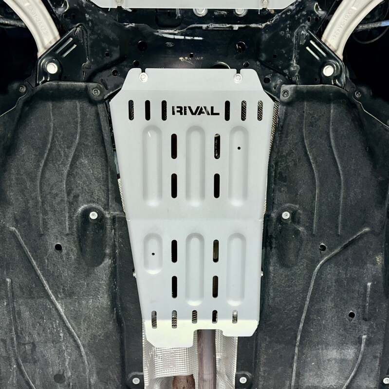 Rival 2022-2026 Ford Maverick EcoBoost Aluminum Catalytic Converter Skid Plate - Image 9
