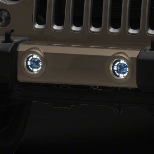 Raxiom for 2007-2018 Jeep Wrangler JK V2 LED Fog Lights with Amber Turn Signals - Image 8