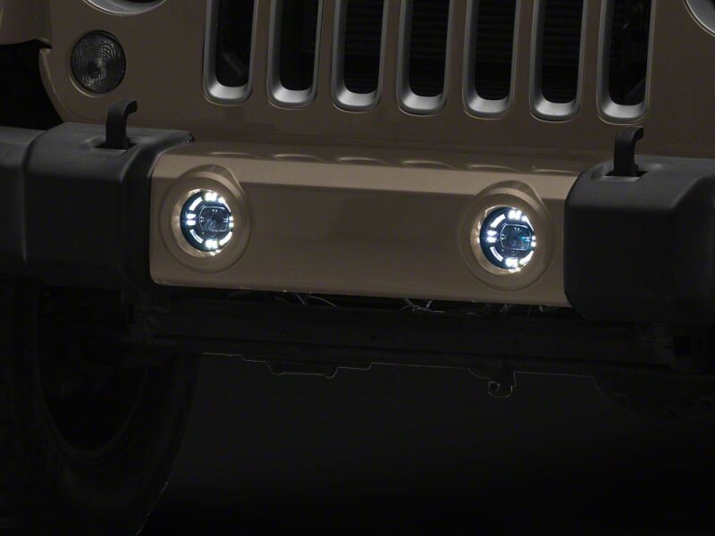 Raxiom for 2007-2018 Jeep Wrangler JK V2 LED Fog Lights with Amber Turn Signals - Image 8