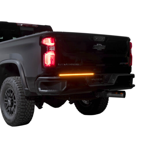 Putco 9203060-25 2024 Chevrolet Silverado HD/ GMC Sierra HD 60In Direct Fit Red Blade Kit Tailgate Bars - Image 4
