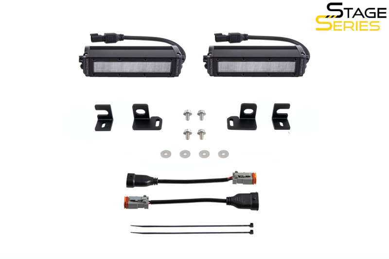 Diode Dynamics 2024+ Toyota Tacoma SS6 LED Stage Series Fog Light Kit - Image 8